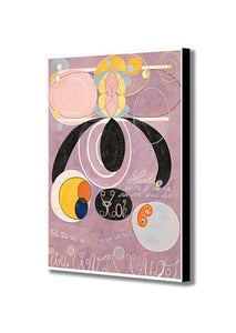 The Ten Largest - No.6 Abstract Art By Hilma AF Klint - Canvas Wall Art Framed Print - Various Sizes