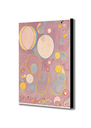 The Ten Largest - No.8 - Adulthood Abstract Art By Hilma AF Klint - Canvas Wall Art Framed Print - Various Sizes