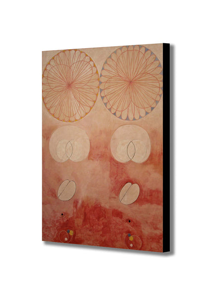 The Ten Largest - No.9 - Old Age Abstract Art by Hilma AF Klint - Canvas Wall Art Framed Print - Various Sizes