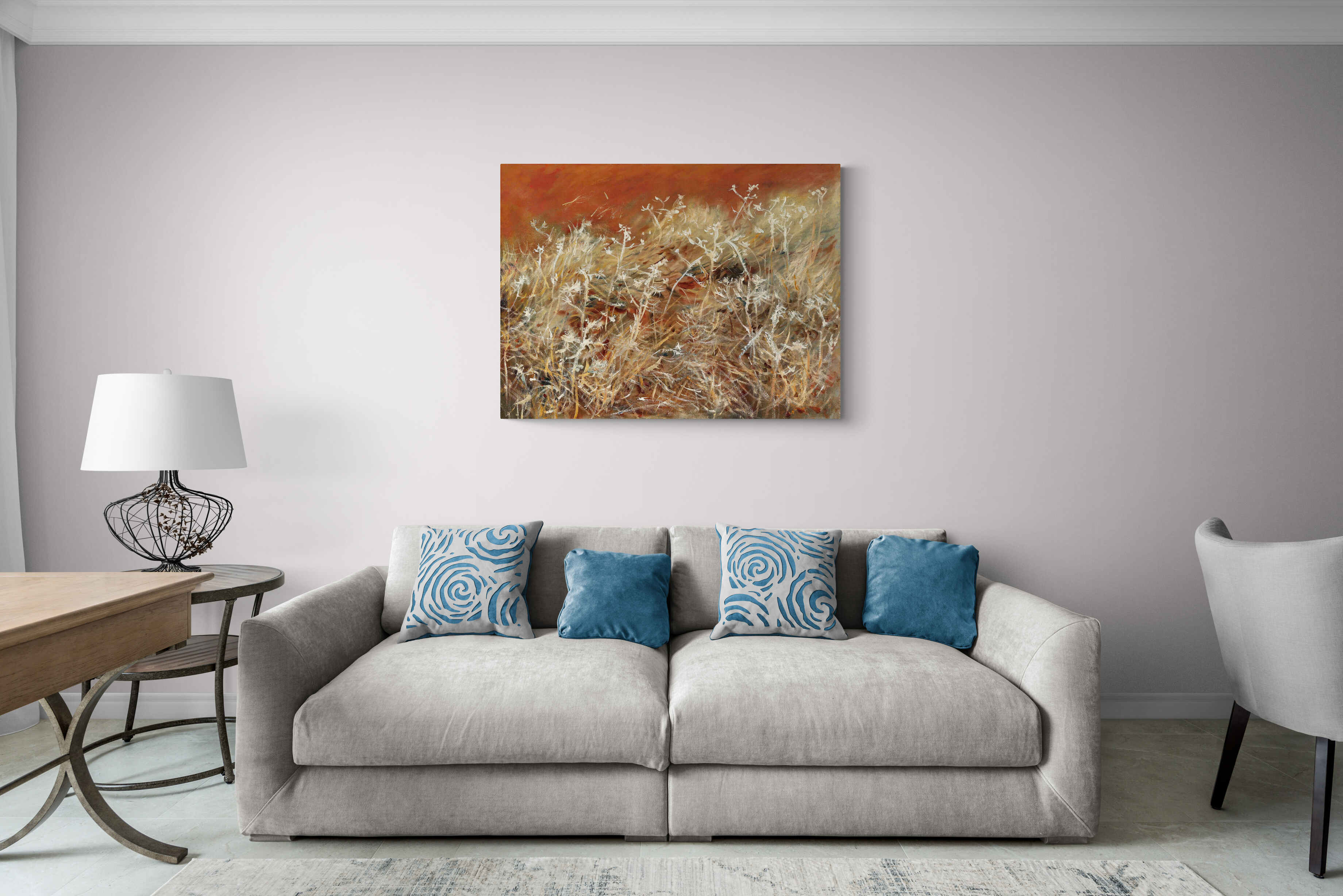 Thistles by John Singer Sargent - Canvas Wall Art Framed  Print - Various Sizes