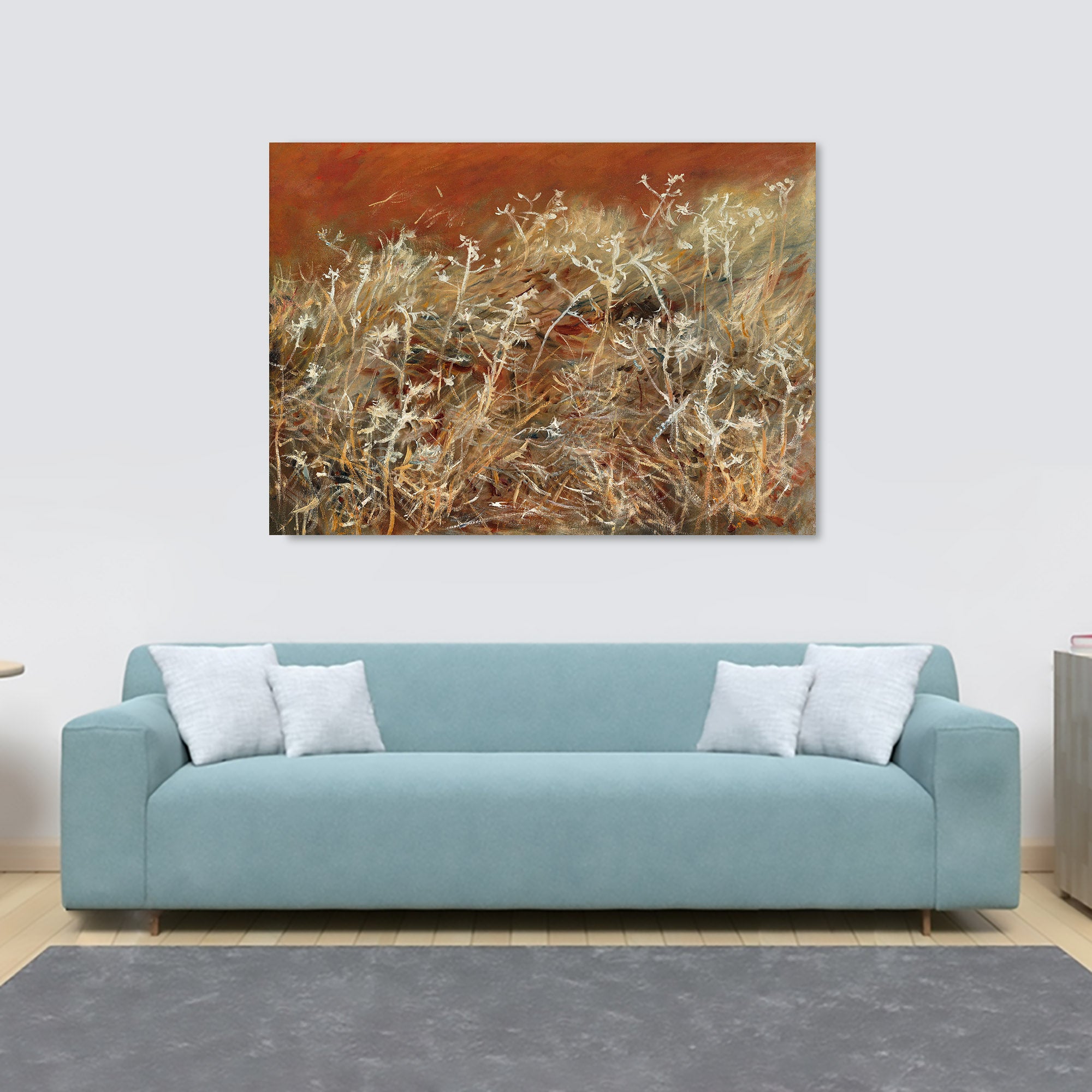 Thistles by John Singer Sargent - Canvas Wall Art Framed  Print - Various Sizes