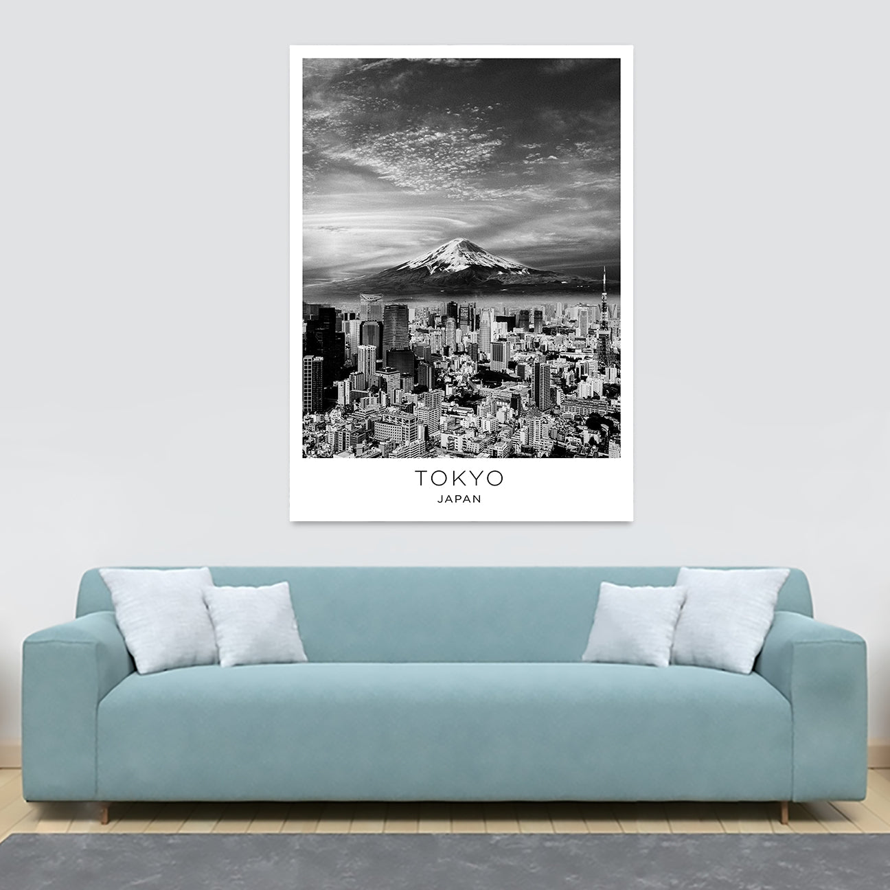 Tokyo City - Japan - Canvas Wall Art Framed Print - Various Sizes