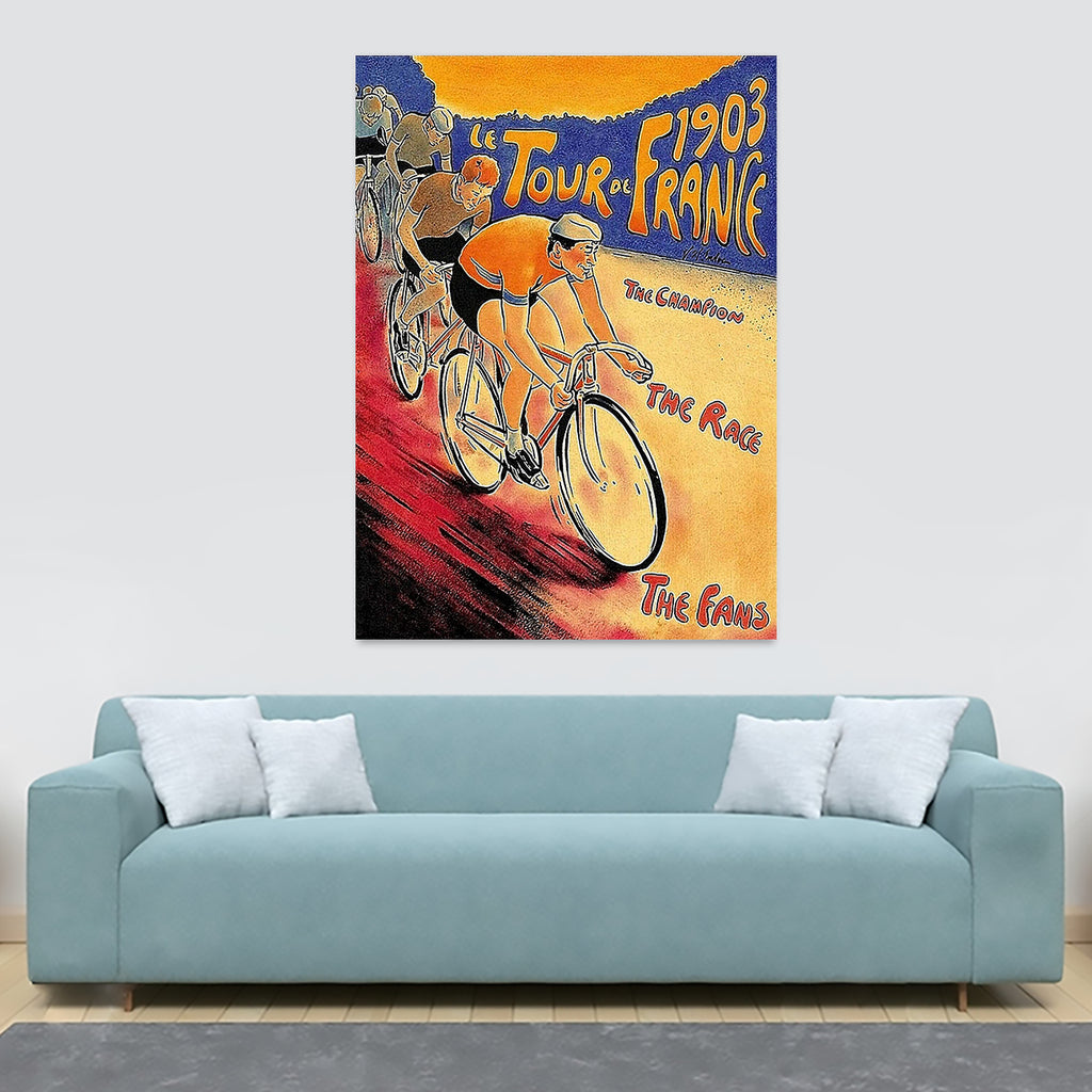 Vintage bicycle wall art online