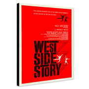 West Side Story 1961 Film Art - Canvas Wall Art Framed Print - Various Sizes