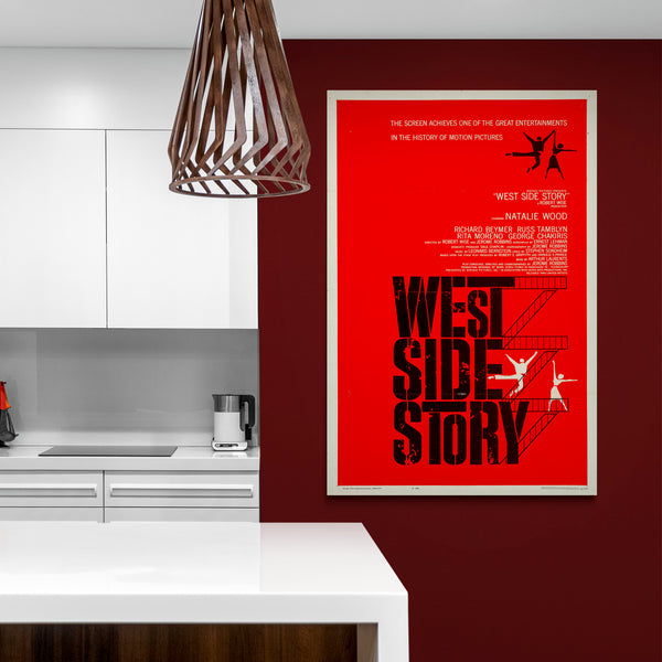 West Side Story 1961 Film Art - Canvas Wall Art Framed Print - Various Sizes