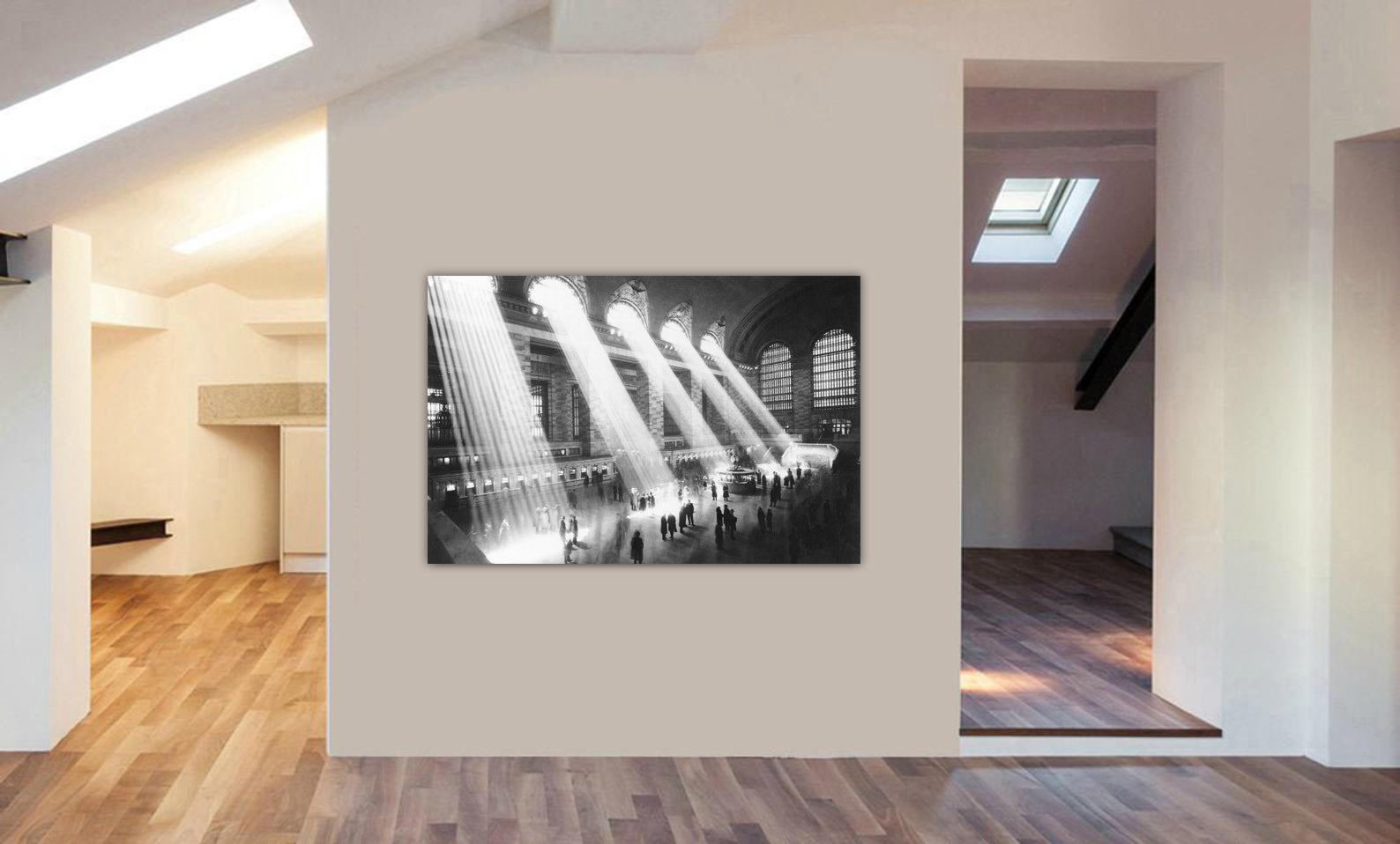 Grand Central Station New York - 1913 - Canvas Wall Art Framed Print - Various Sizes