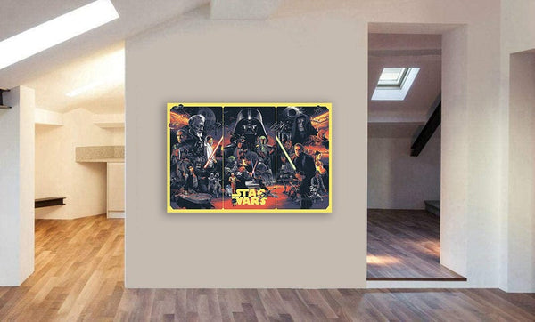 Star Wars Original Trilogy - Canvas Wall Art Print - Various Sizes