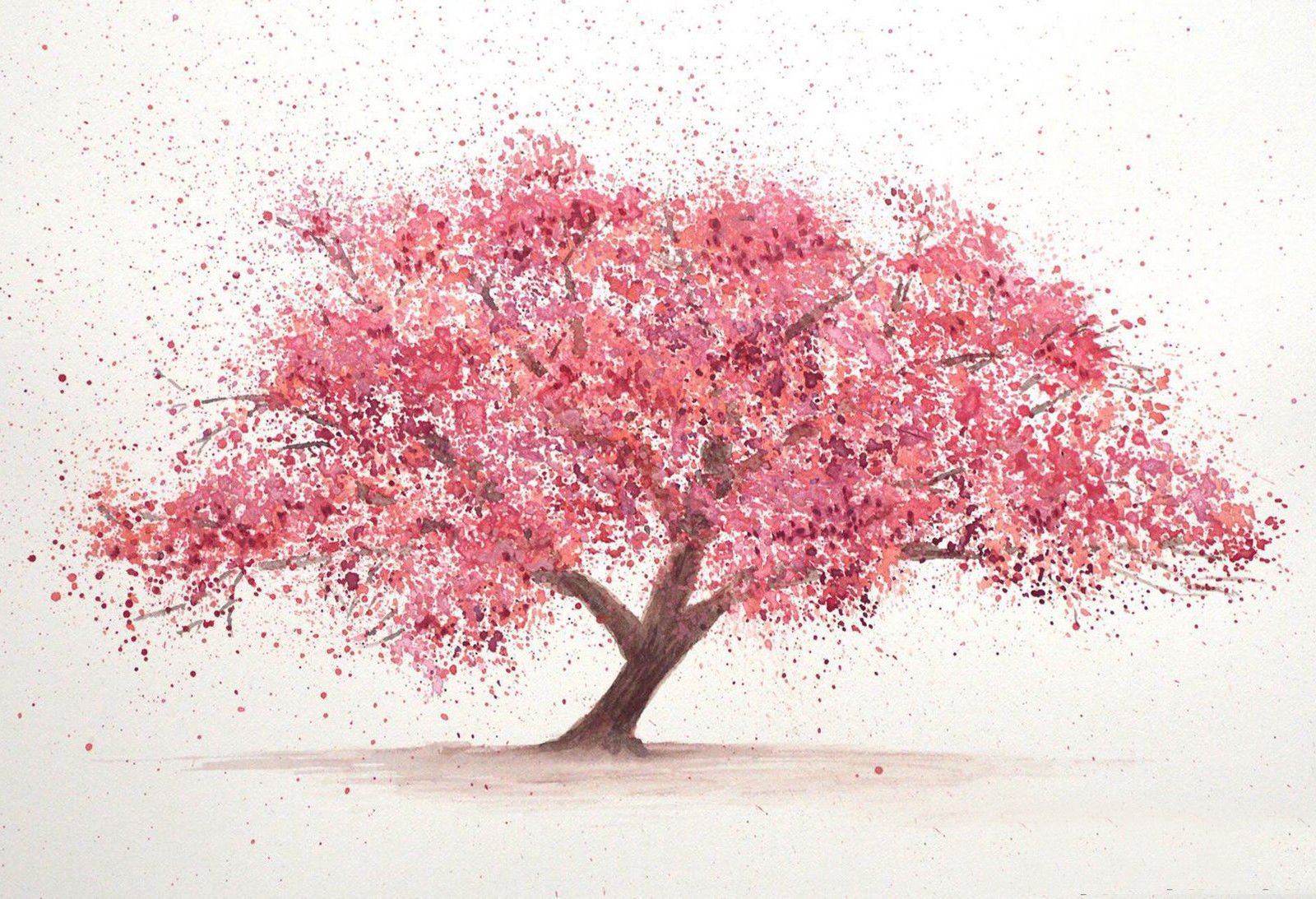 Cherry Tree Blossom Canvas Wall Art Print - Various Sizes