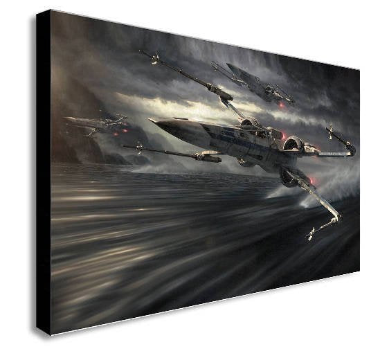 X Wing Star Wars Canvas Wall Art Print - Various Sizes