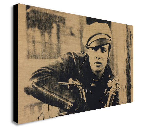 Marlon Brando - Andy Warhol Canvas Wall Art Print - Various Sizes