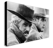 Butch Cassidy and the Sundance Kid Canvas Wall Framed Art Print - Various Sizes