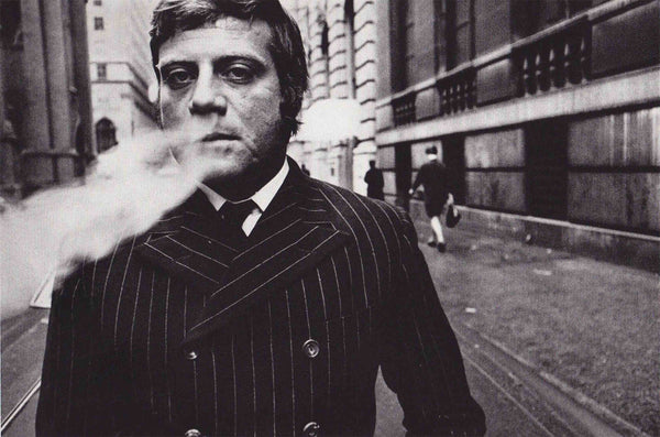 Oliver Reed - Black And White Movie Icon - Canvas Wall Art Print - Various Sizes