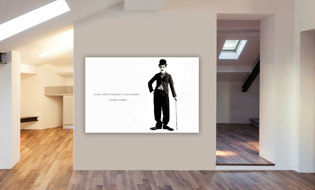Charlie Chaplin Canvas Wall Art Print -Various Sizes