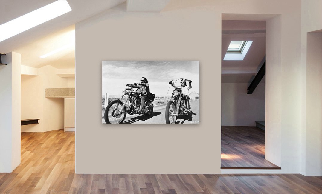 Easy Rider - 1969 Iconic Bike Movie - Canvas Wall Art - Various sizes