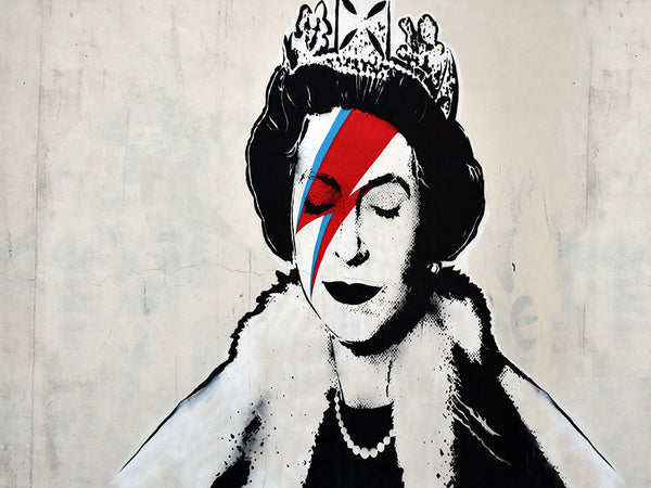 Banksy Ziggy Queen Canvas Wall Art Print - Various Sizes
