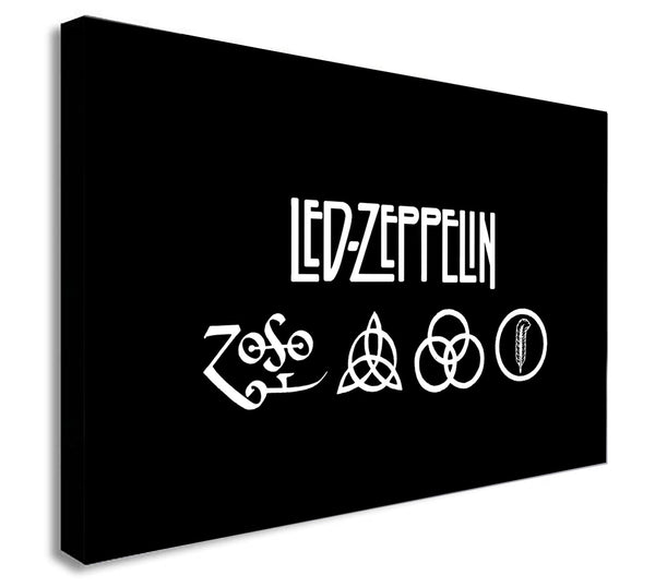 Led Zeppelin - Canvas Wall Art Print - Various Sizes