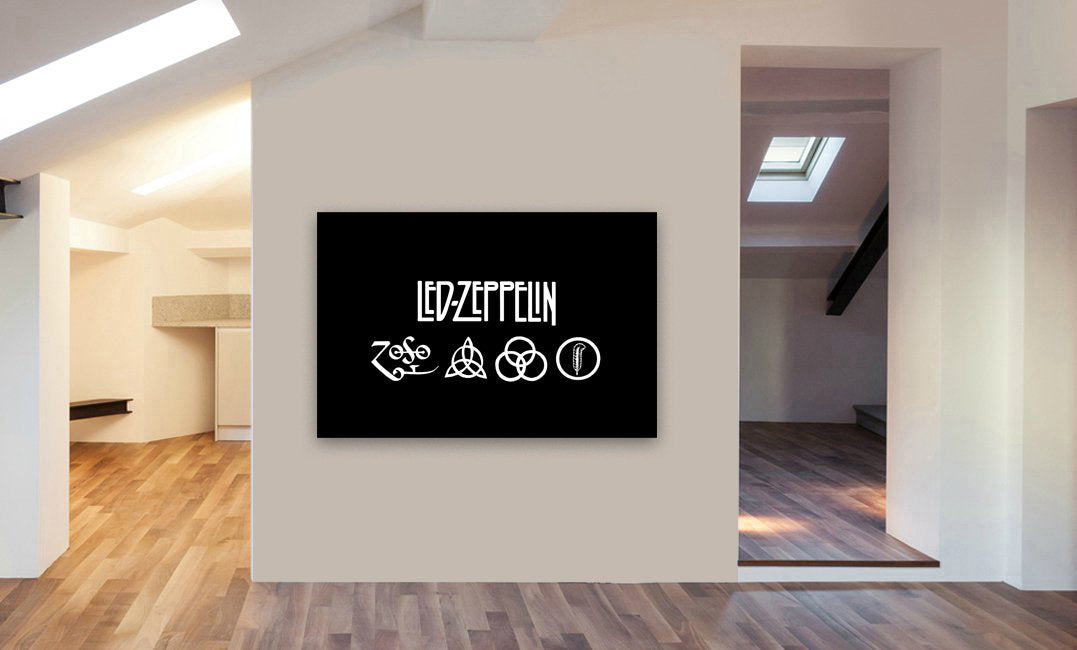 Led Zeppelin - Canvas Wall Art Print - Various Sizes