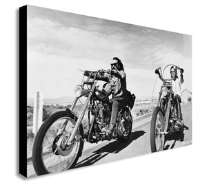 Easy Rider - 1969 Iconic Bike Movie - Canvas Wall Art - Various sizes