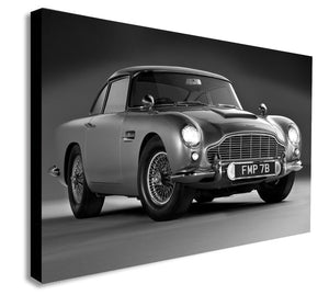Aston Martin DB5 - James Bond - Canvas Wall Art Print - Various Sizes
