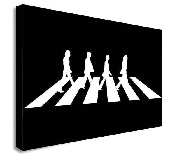 The Beatles Abbey Road - Canvas Wall Art Framed Print - Various Sizes