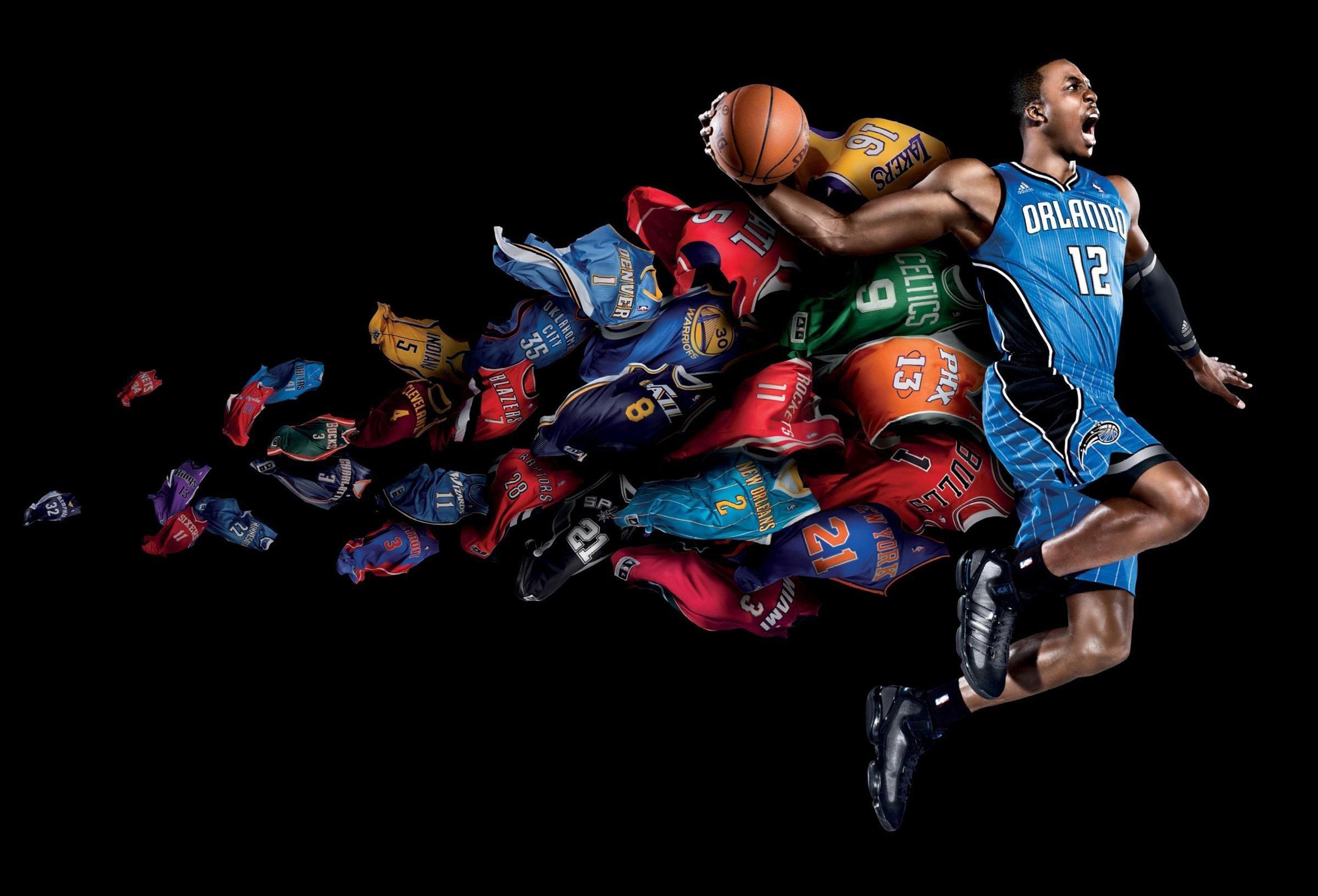 Basketball - Slam Dunk - Canvas Wall Art Framed Print - Various Sizes