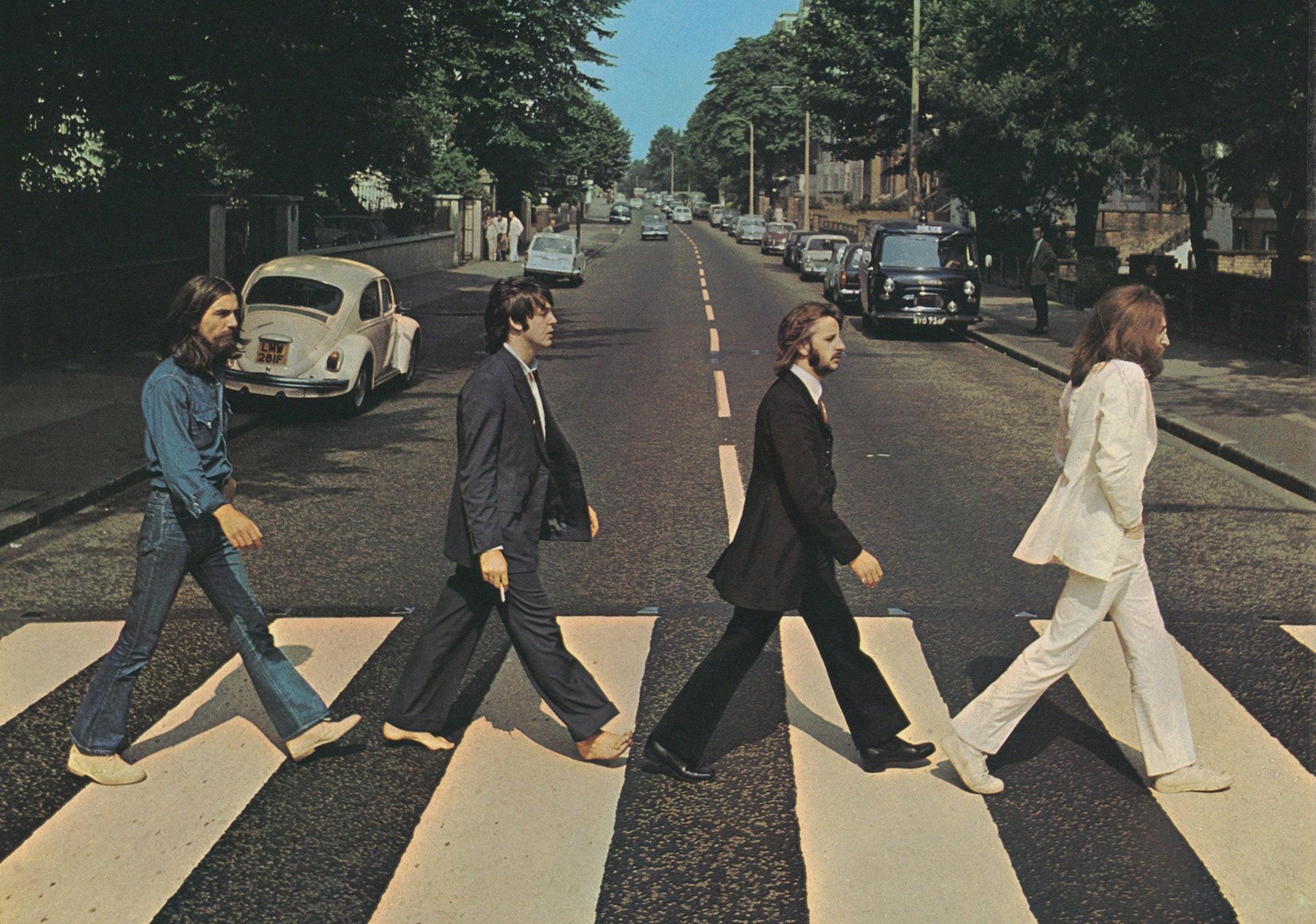 The Beatles Abbey Road - Canvas Wall Art Framed Print - Various Sizes