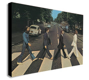 The Beatles Abbey Road - Canvas Wall Art Framed Print - Various Sizes