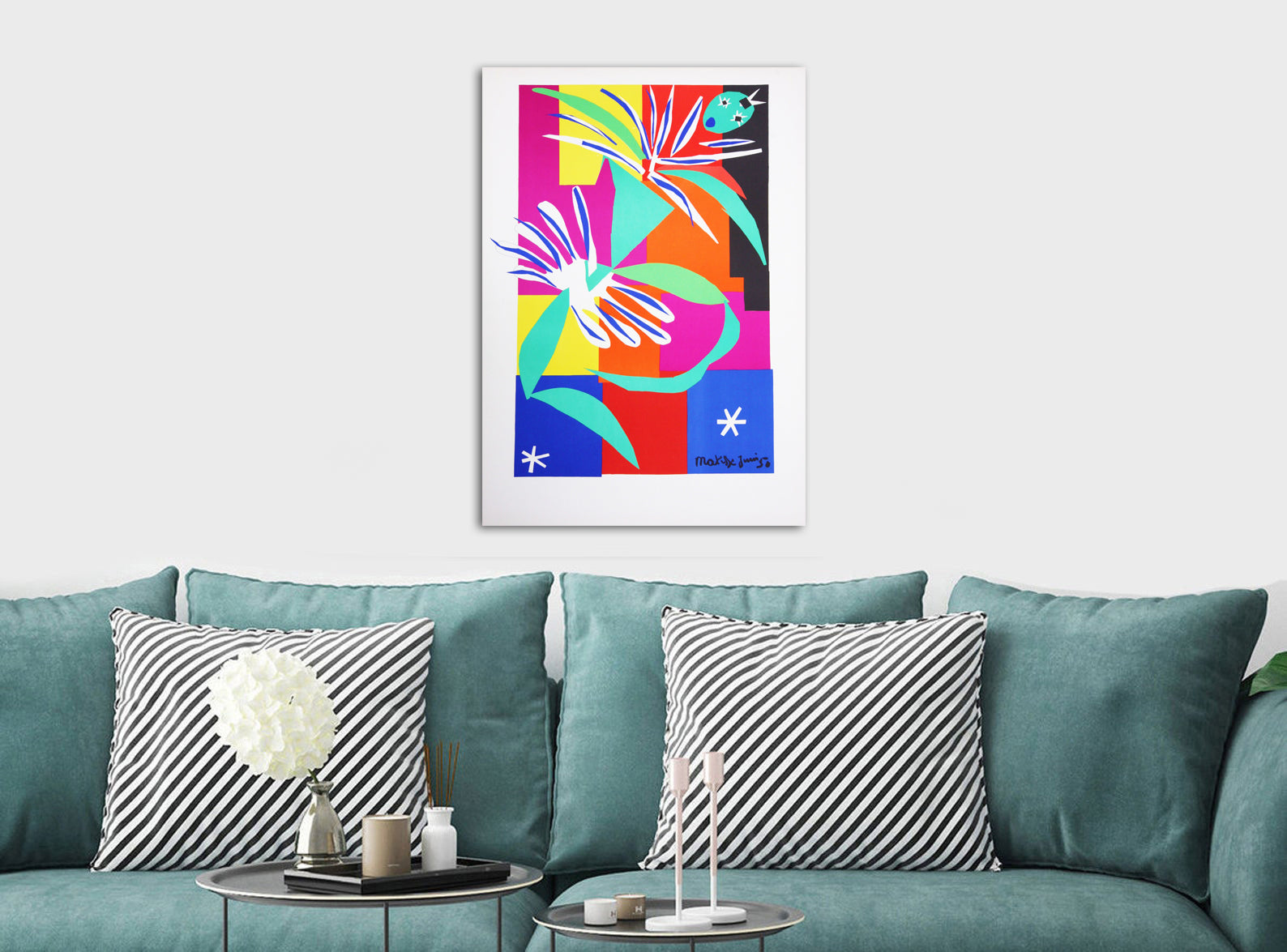The Creole Dancer by Henri Matisse - Canvas Wall Art Framed Print - Various Sizes