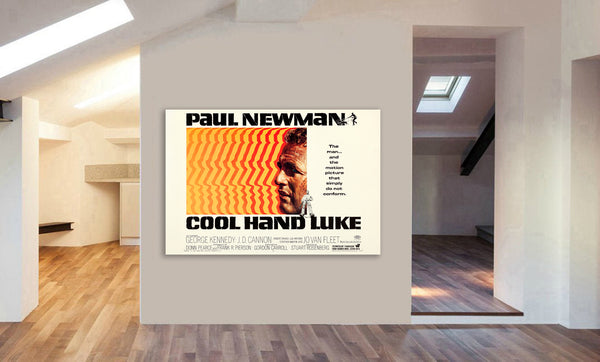 Cool Hand Luke - Paul Newman - Canvas Wall Art Framed Print - Various sizes