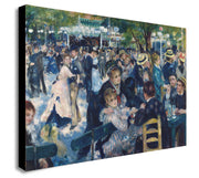 Dance at Le moulin de la Galette - Pierre-Auguste Renoir - Canvas Wall Art Framed Print - Various Sizes