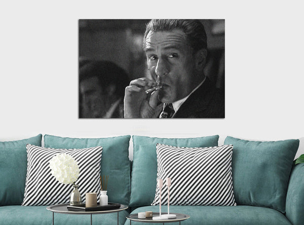 Robert De Nero Goodfellas - Canvas Wall Art Framed Print - Various Sizes