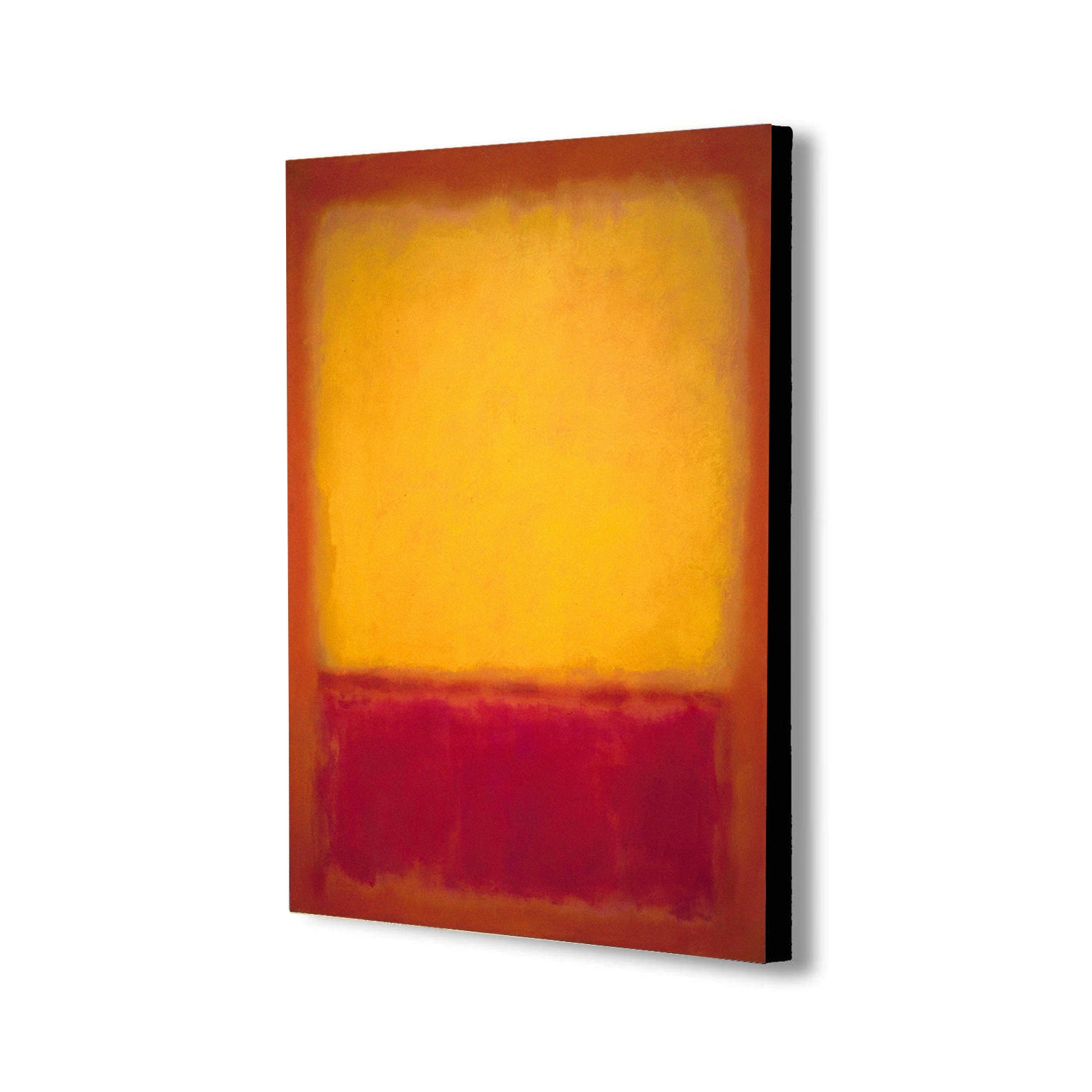 Yellow over Purple by Mark Rothko - Canvas Wall Art Framed Print - Various Sizes