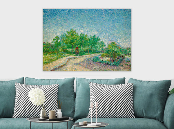 Square Saint-Pierre - Paris by Vincent Van Gogh - Canvas Wall Art Framed Print -Various Sizes